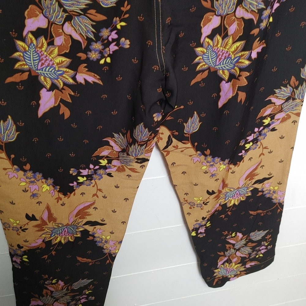 Scotch & Soda Linen Blend Floral Printed Straight Leg Pants Size M - Picture 9 of 15